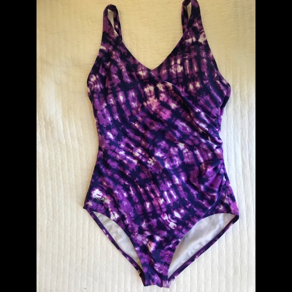 speedo purple swimsuit